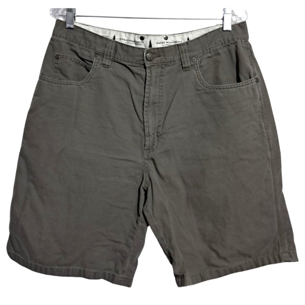 Great‎ Northwest Shorts Mens Size 34 Green Gorpcore Outdoors Cotton Casual